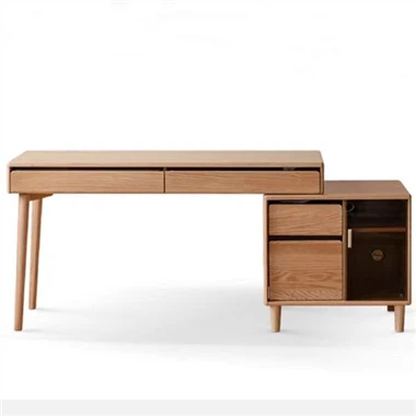 Hemmakontorets dator skrivbord med lådor